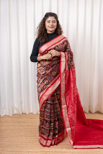 Exclusive Nabakothi Sambalpuri Pure Silk Saree