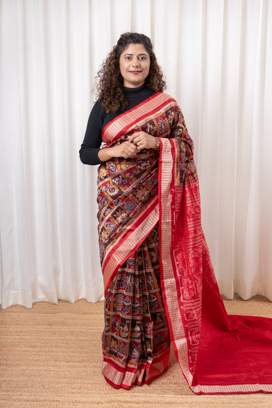 Exclusive Nabakothi Sambalpuri Pure Silk Saree