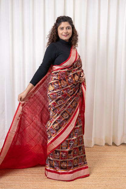 Exclusive Nabakothi Sambalpuri Pure Silk Saree