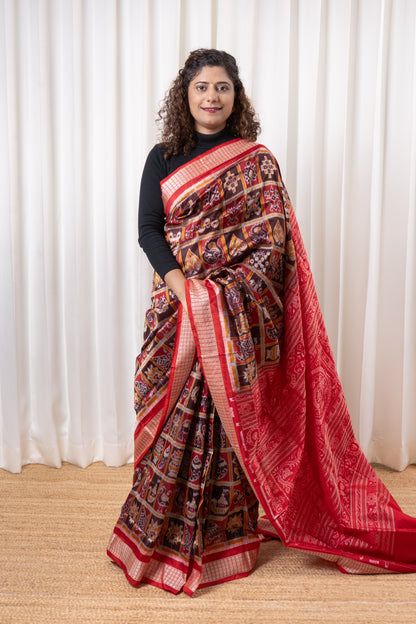 Exclusive Nabakothi Sambalpuri Pure Silk Saree