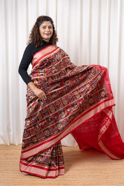 Exclusive Nabakothi Sambalpuri Pure Silk Saree