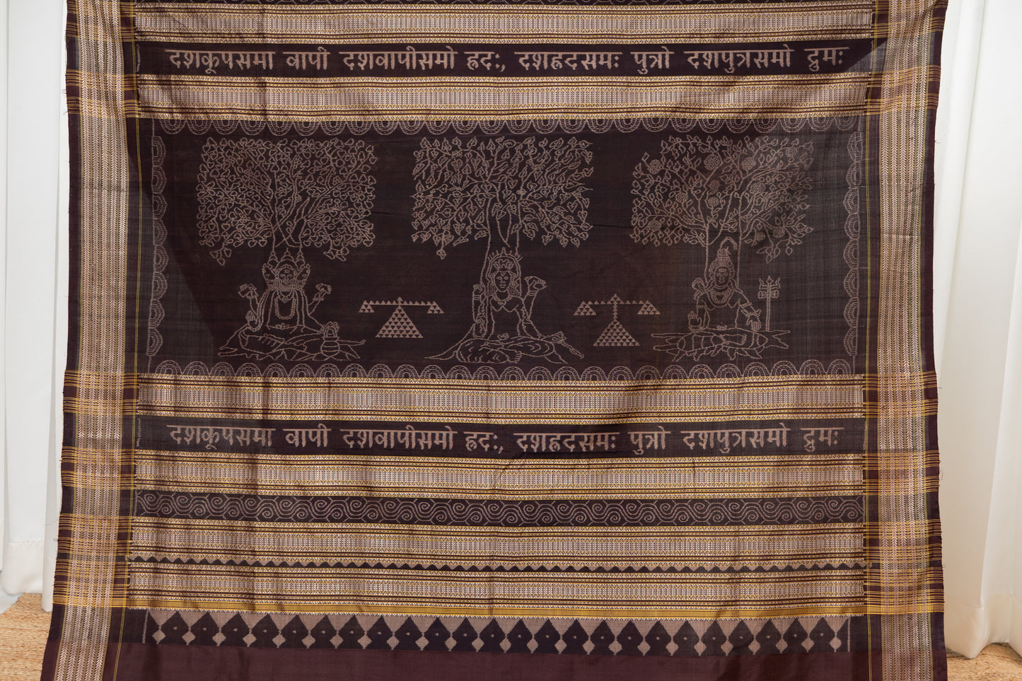 Brukshya Debata Sambalpuri Pure Silk Saree