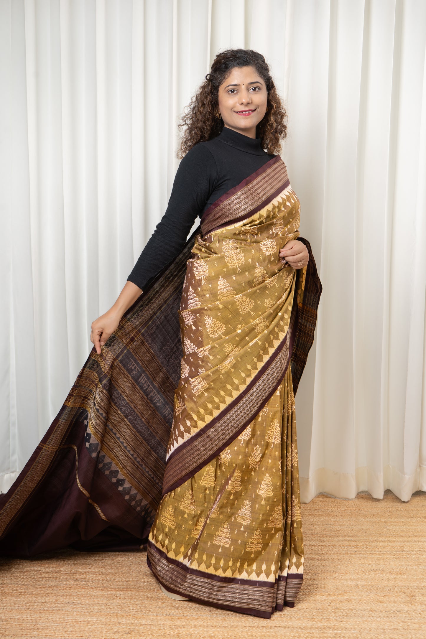 Brukshya Debata Sambalpuri Pure Silk Saree