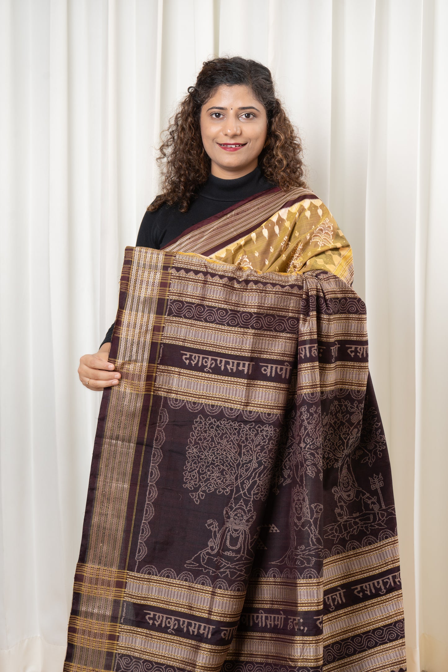 Brukshya Debata Sambalpuri Pure Silk Saree