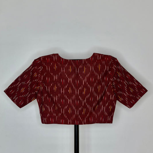 Pochampally Ikkat Cotton Blouse