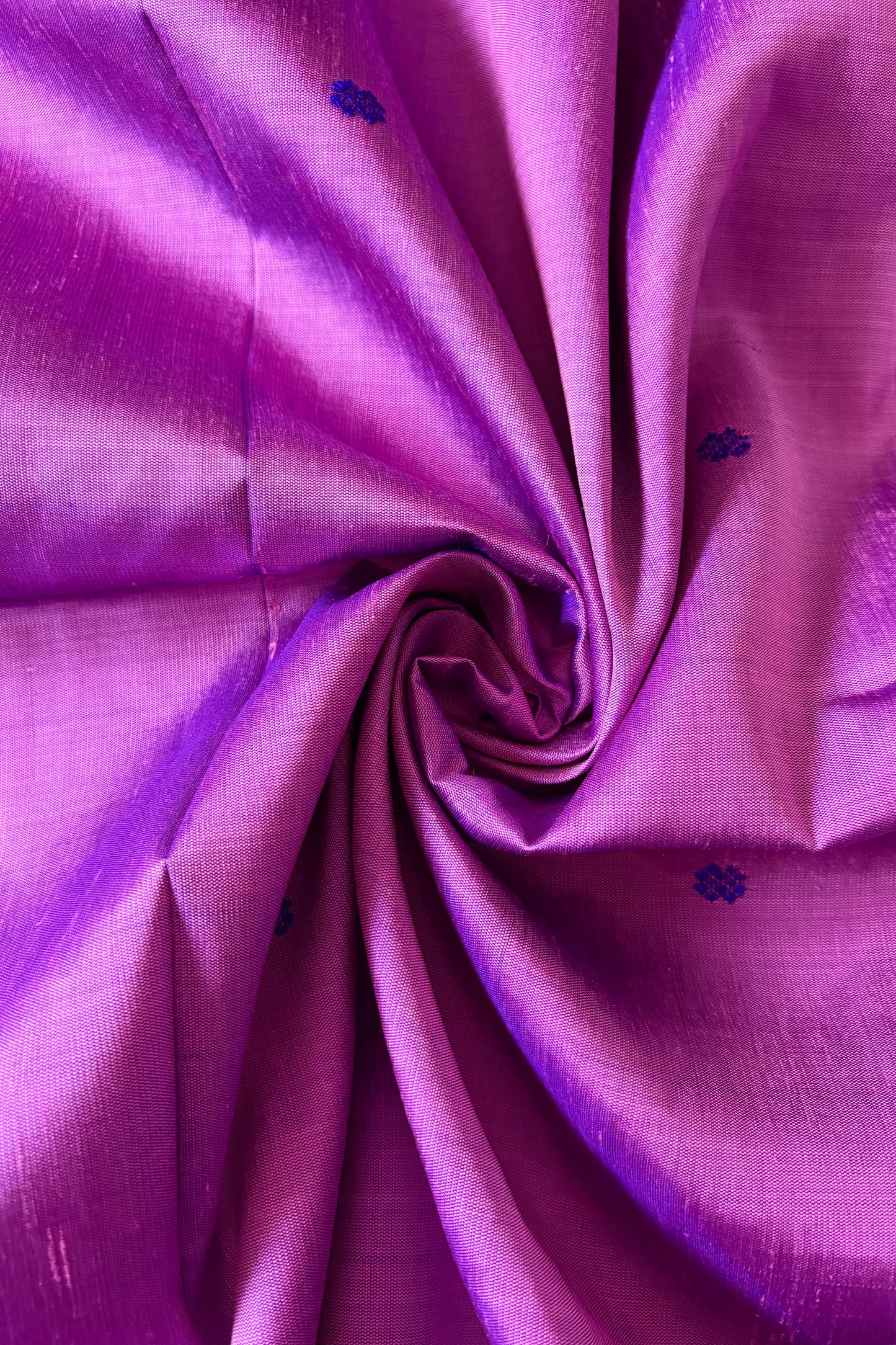 Exclusive Double Pallu Berhampuri Pure Silk Patta Saree - Pink & Purple