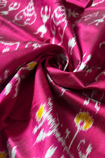Exclusive Odisha Ikkat Khandua Silk Saree - Rani