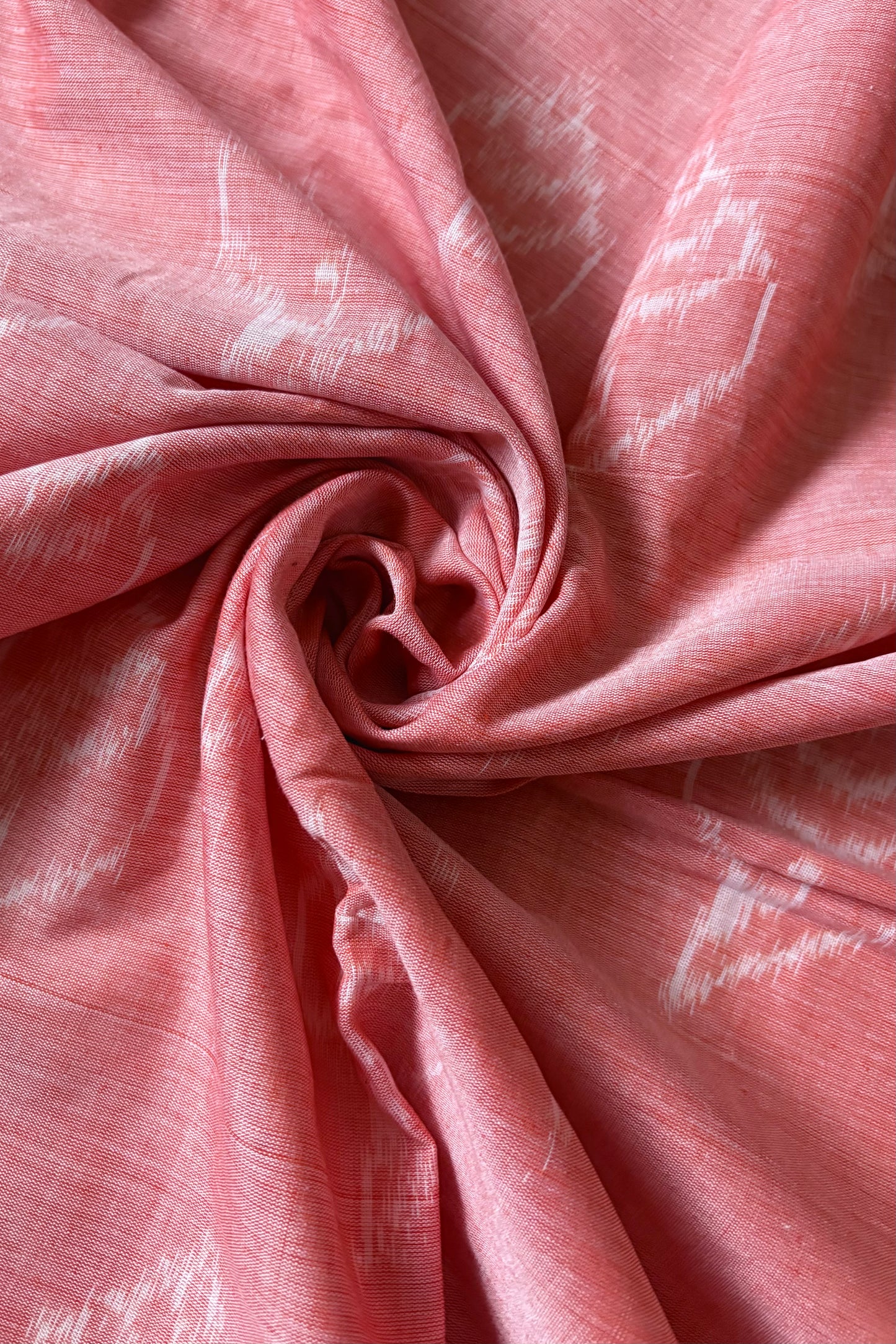 Odisha Ikkat Khandua Cotton Saree - Peach