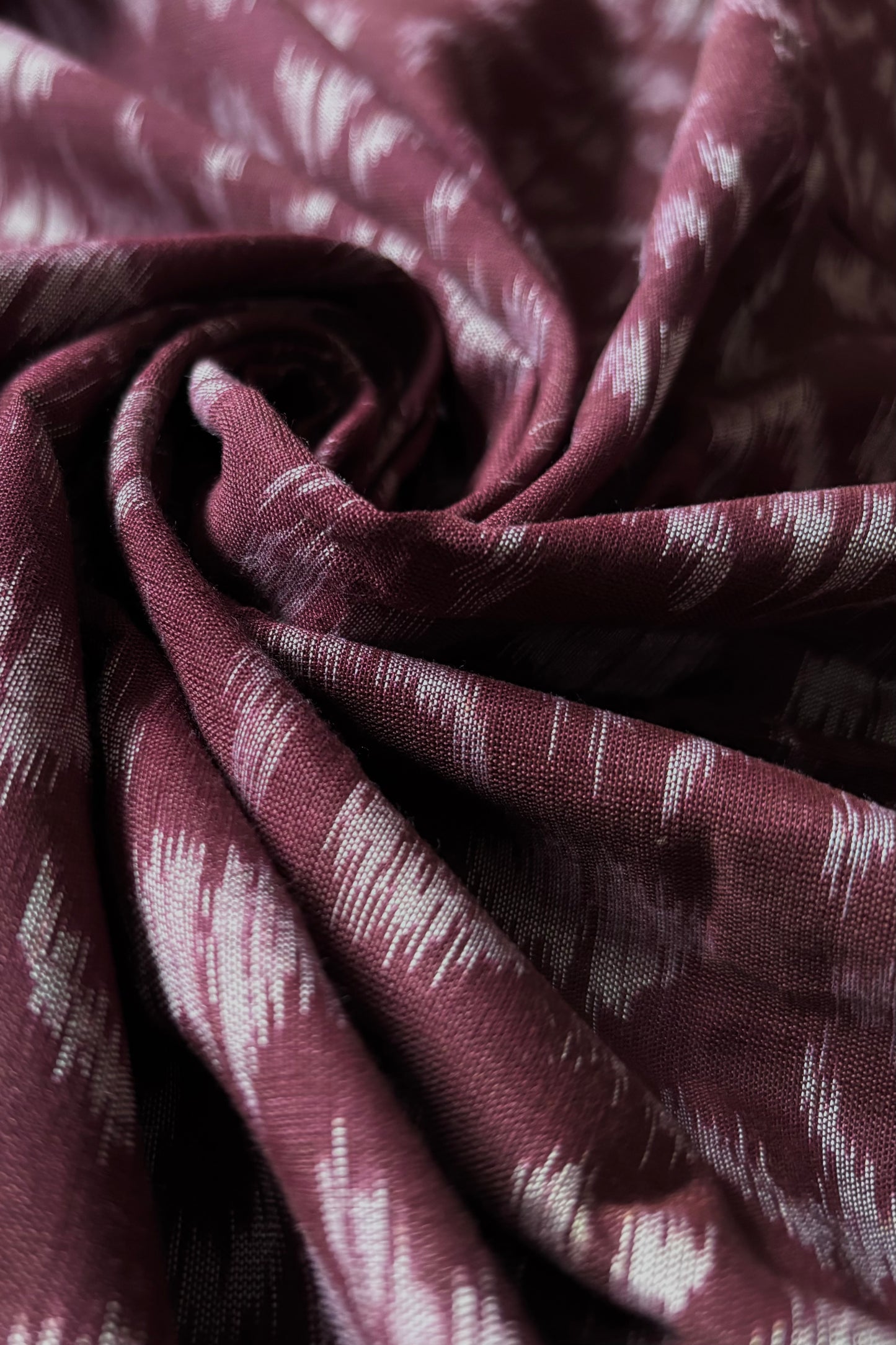 Nuapatna Ikkat Khandua Cotton Saree - Coffee
