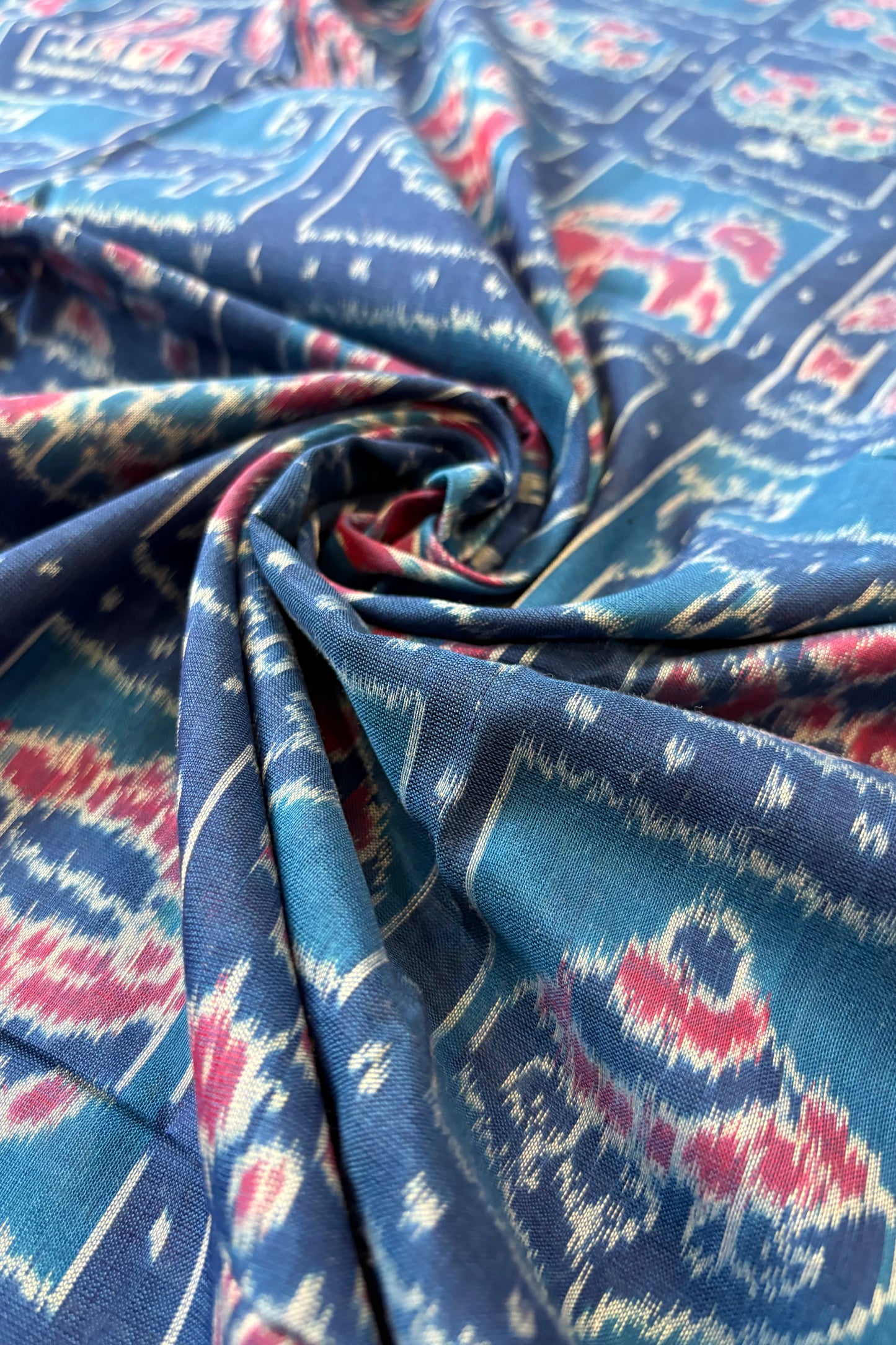 Exclusive Nabakothi Sambalpuri Cotton Saree: Blue