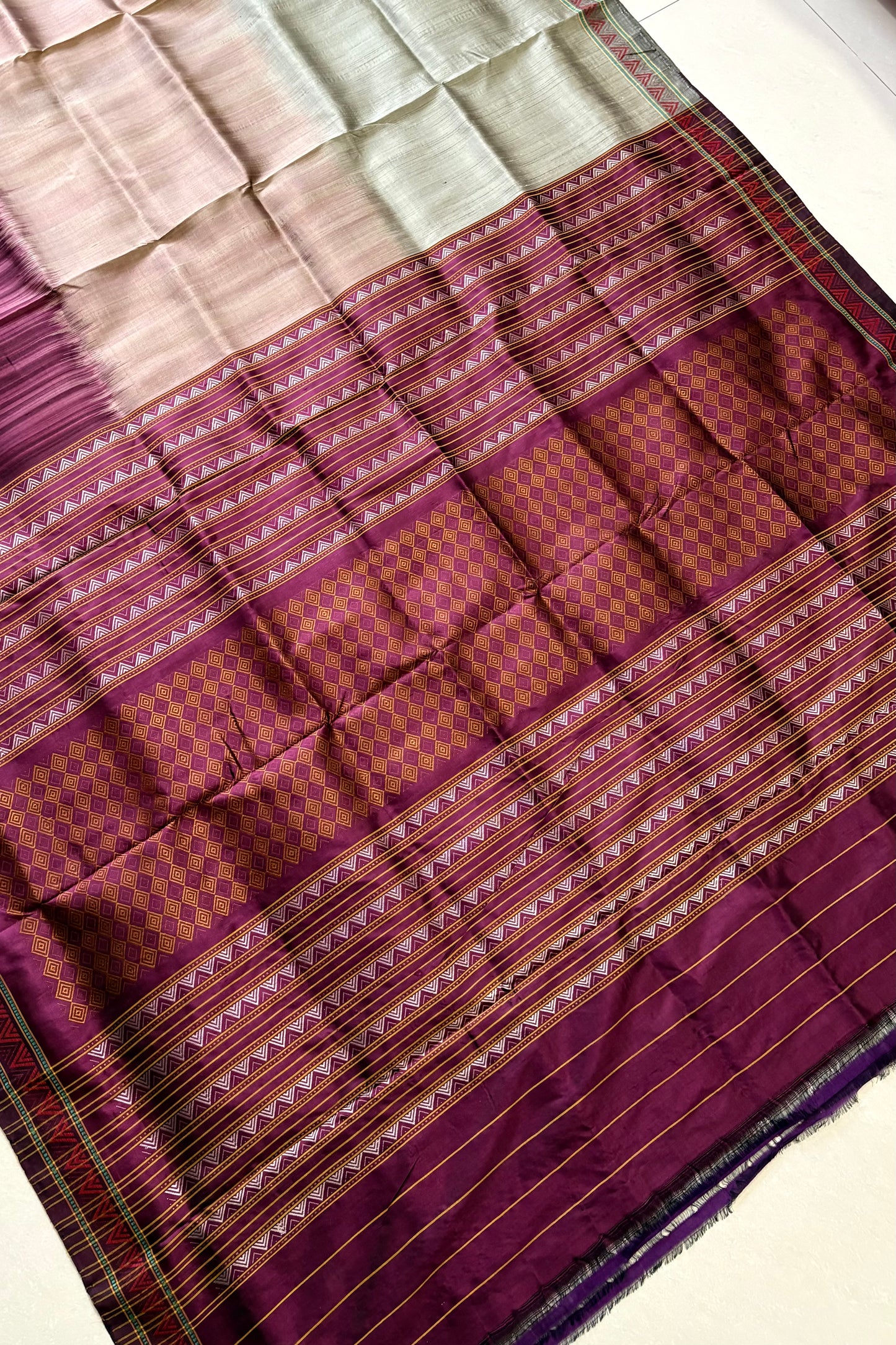 Exclusive Odisha Ikkat Dongria Pure Silk Saree