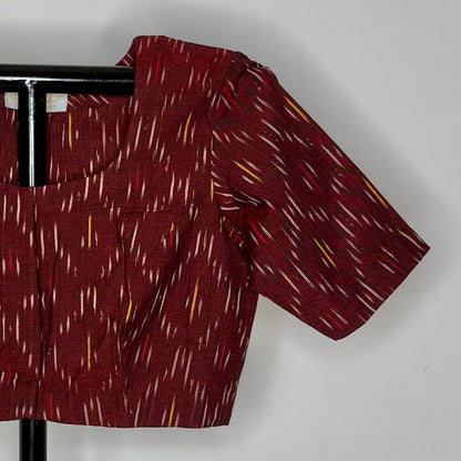 Pochampally Ikkat Cotton Blouse