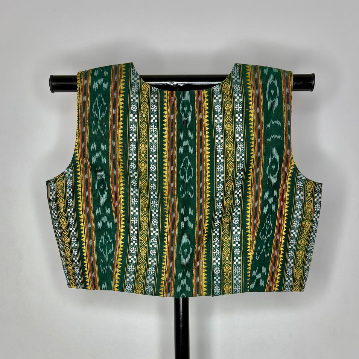 Odisha Ikkat Cotton Sleeveless Blouse