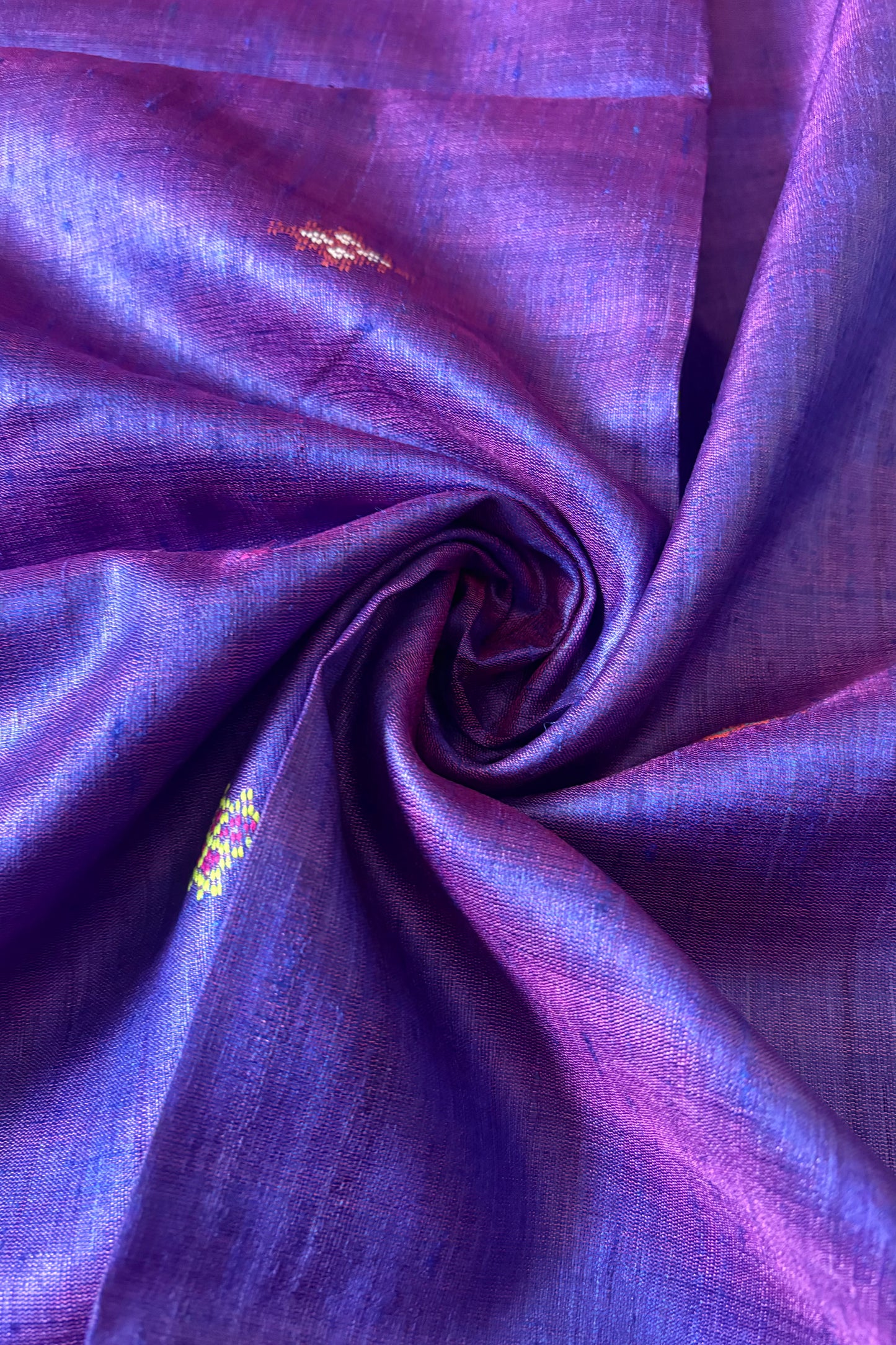 Gopalpur Tussar Silk Saree- Purple