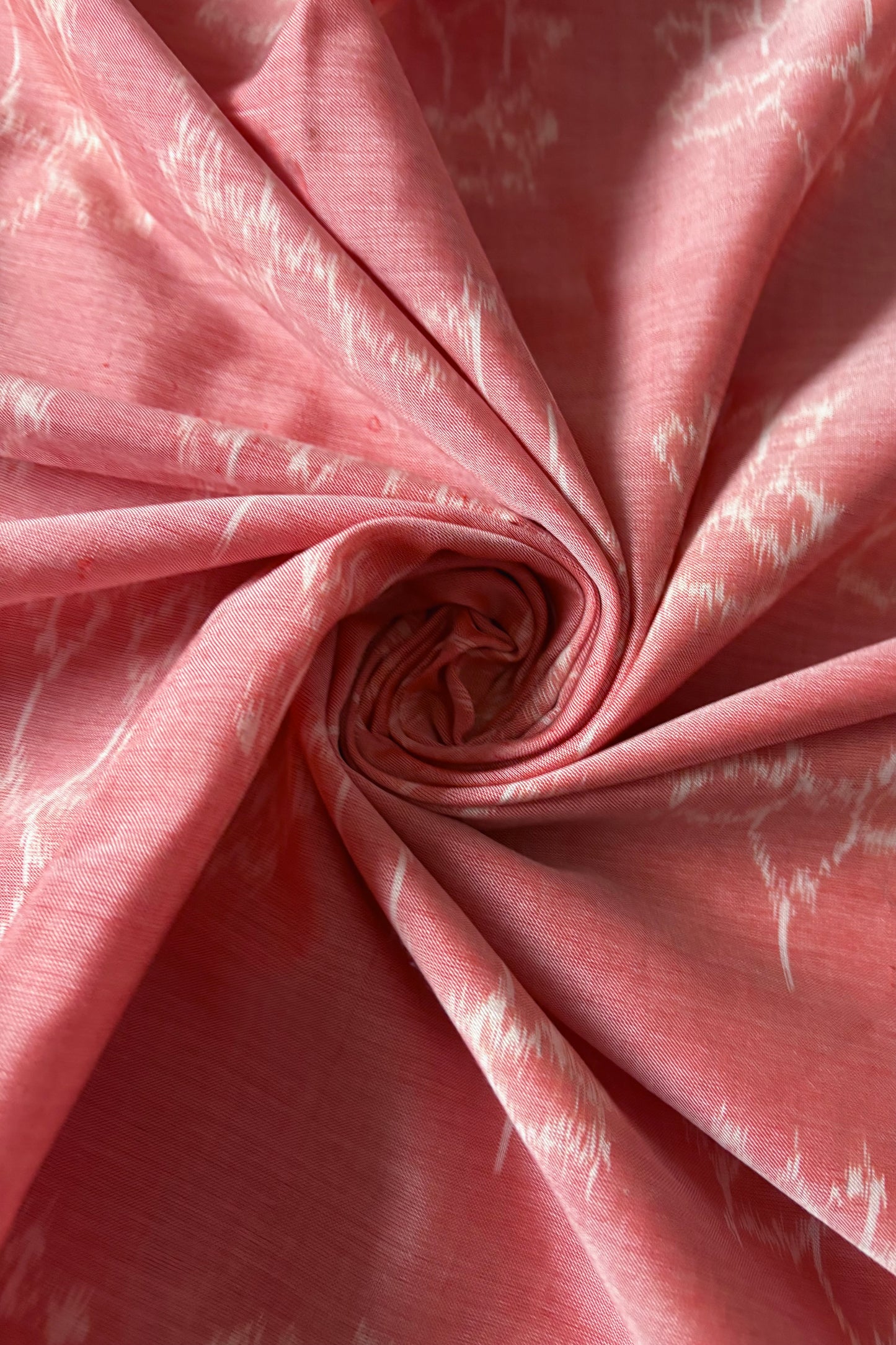 Odisha Ikkat Khandua Cotton Saree- Peach and Grey