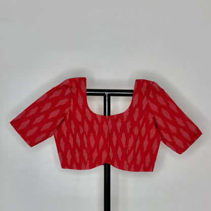 Pochampally Ikkat Cotton Blouse