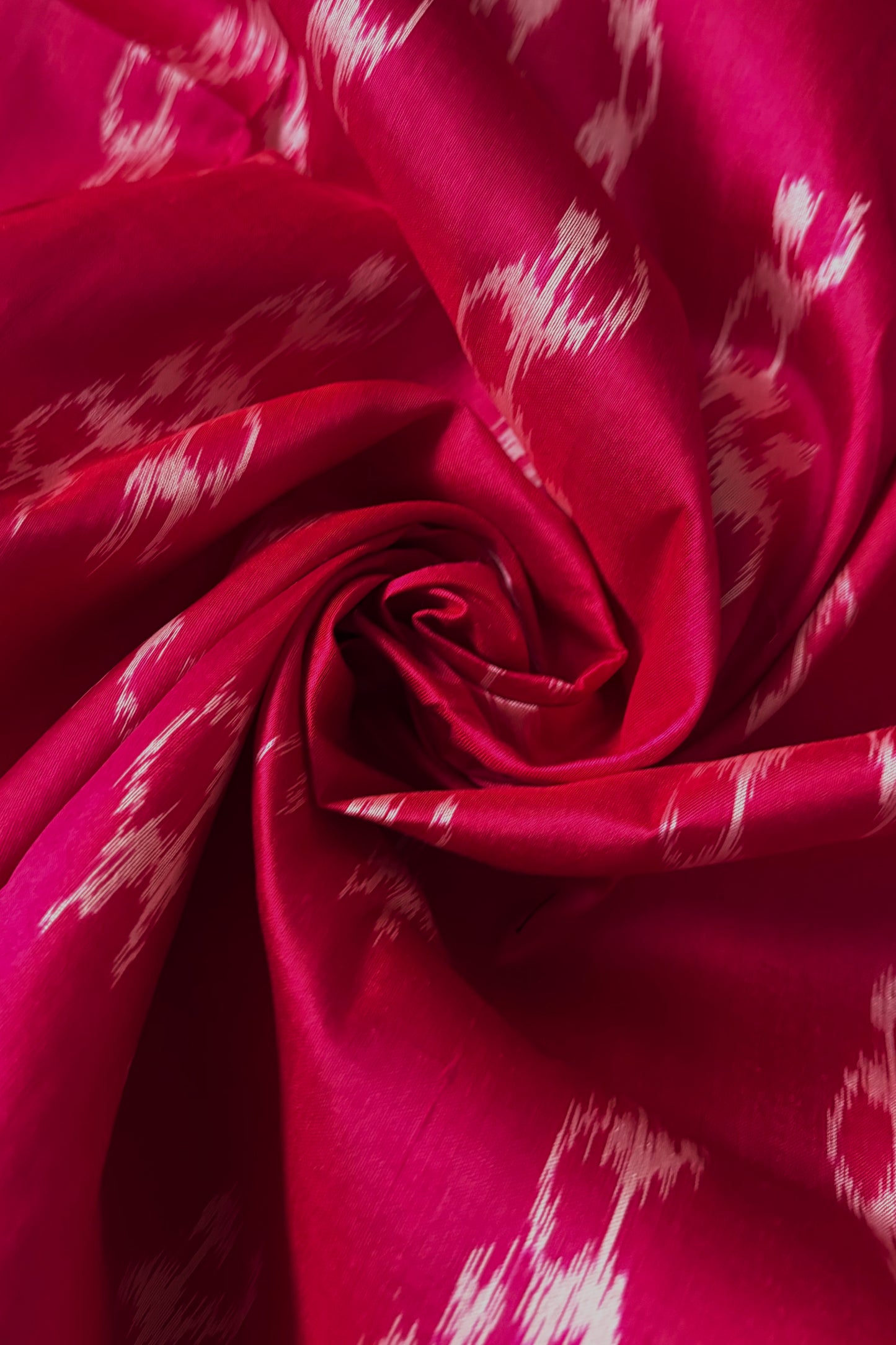 Odisha Ikkat Khandua Silk Saree - Pink