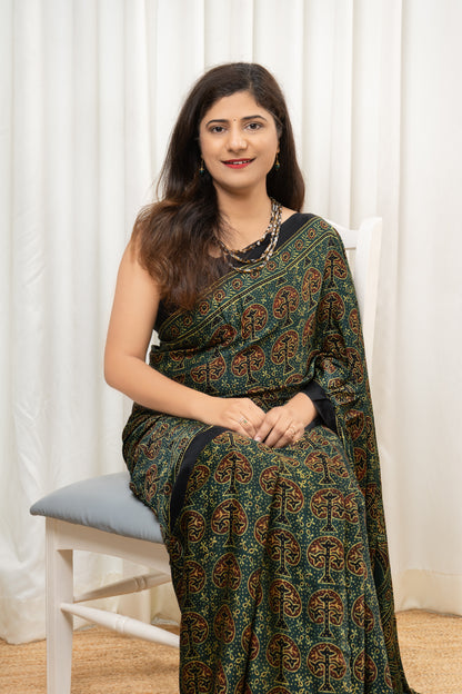 Ajrakh on Modal- Green