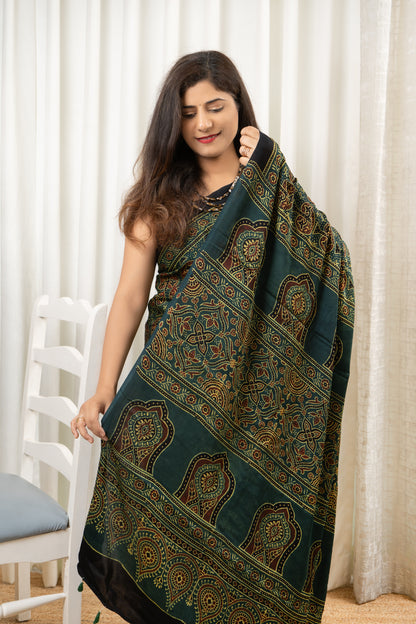 Ajrakh on Modal- Green