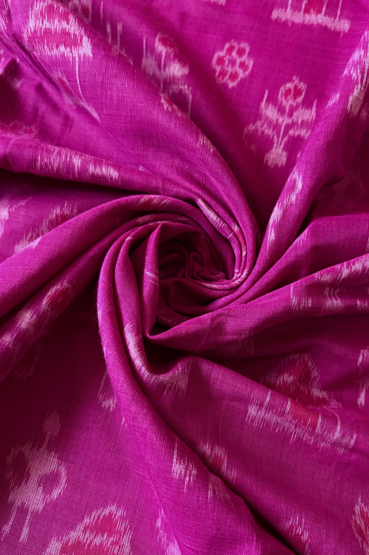 Odisha Ikkat Khandua Cotton Saree- Mauve Pink