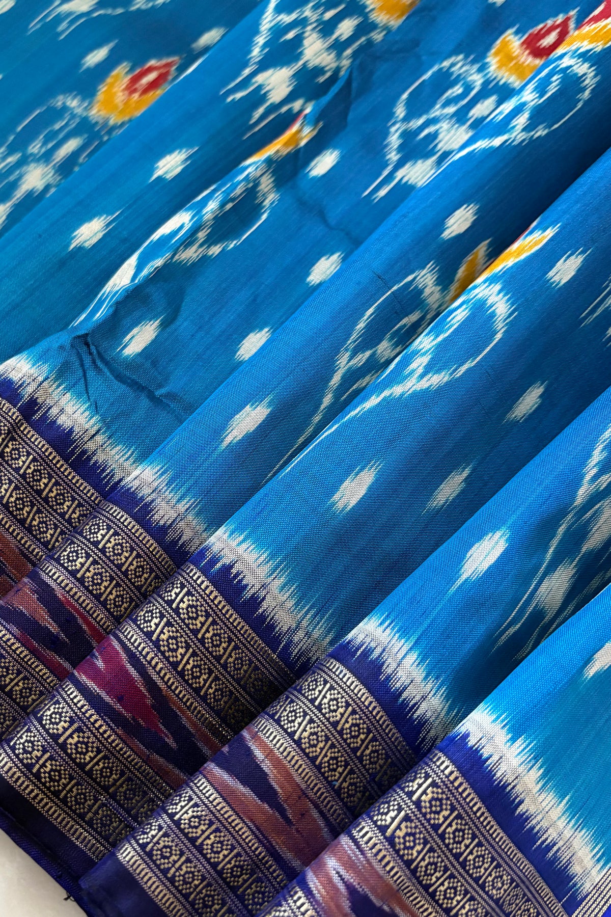 Exclusive Odisha Ikkat Nuapatna Silk Saree - Blue