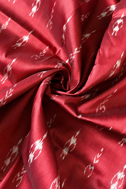 Exclusive Odisha Ikkat Khandua Silk Saree - Maroon