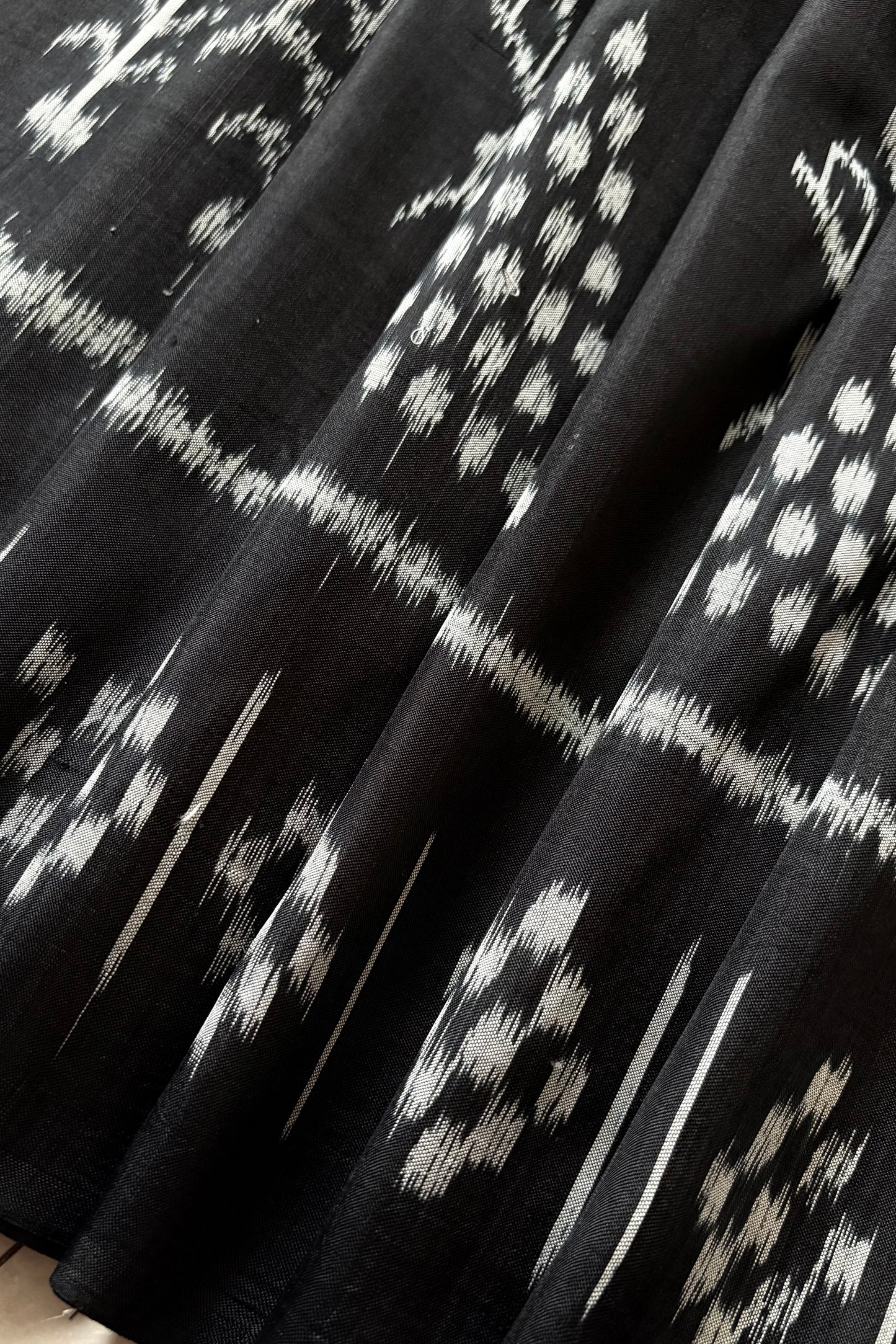 Exclusive Odisha Ikkat Pure Silk Saree- Black