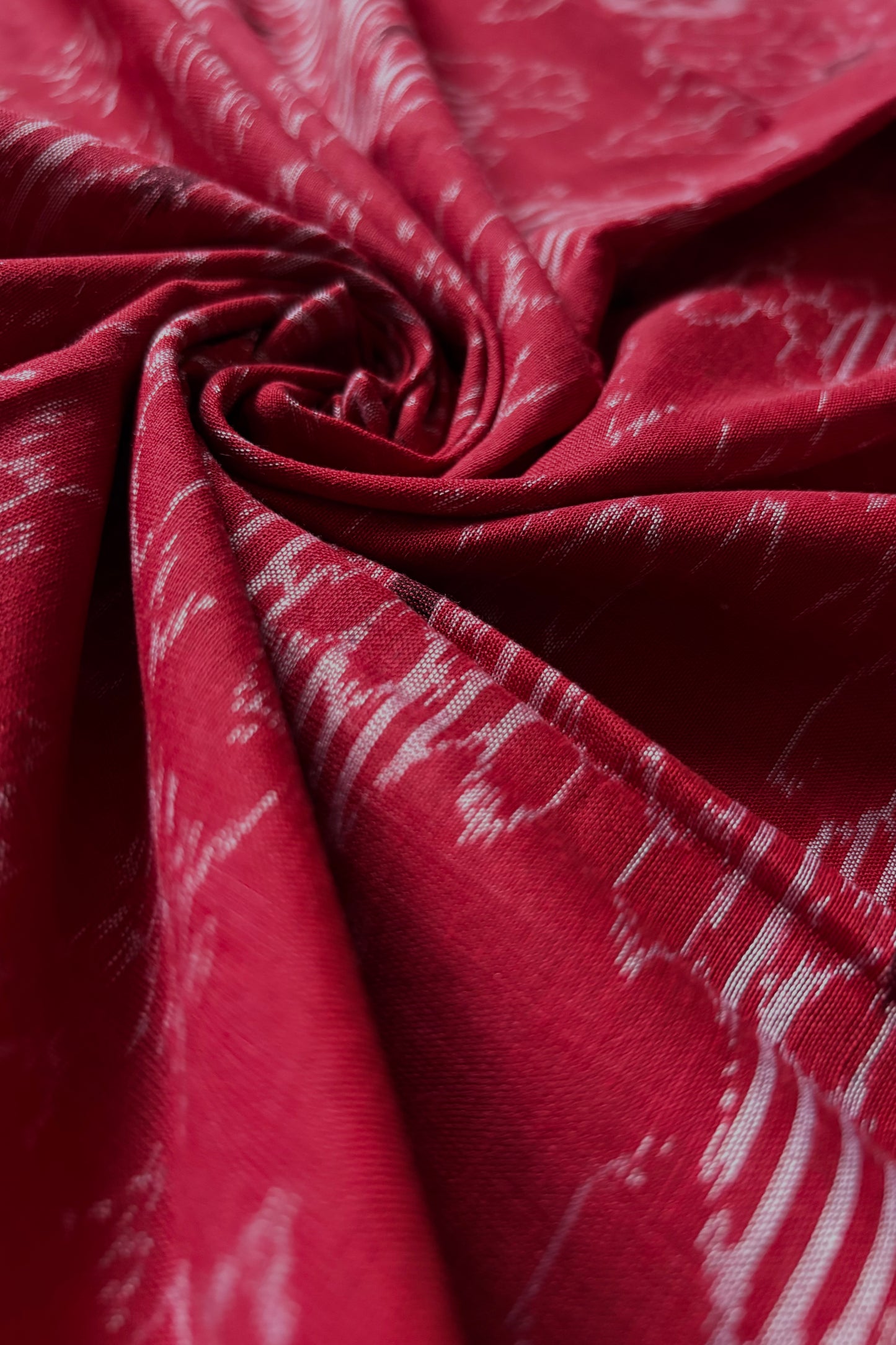 Odisha Ikkat Khandua Cotton Saree - Maroon