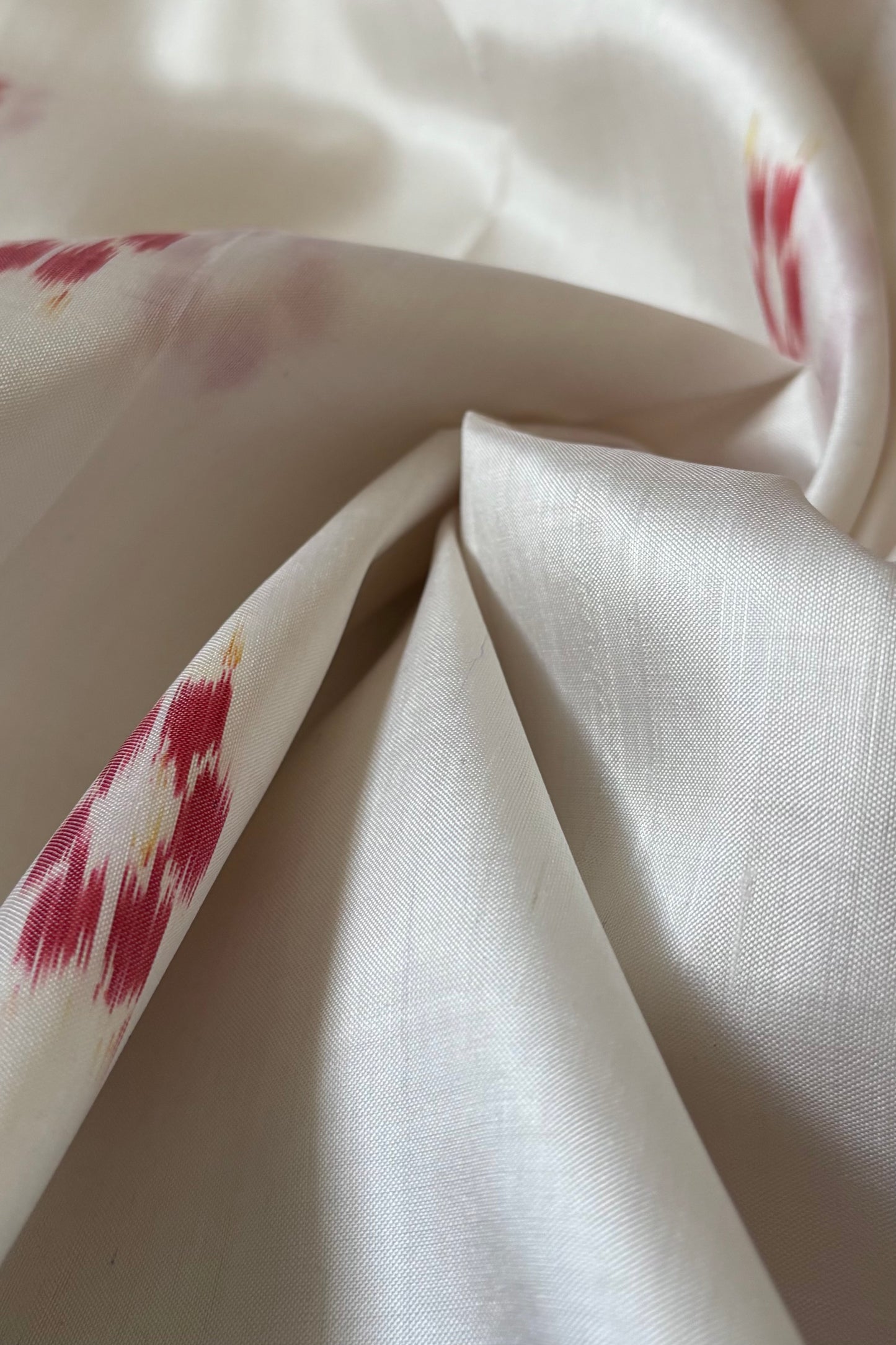 Exclusive Odisha Ikkat Nuapatna Silk Saree - White-Navy Blue