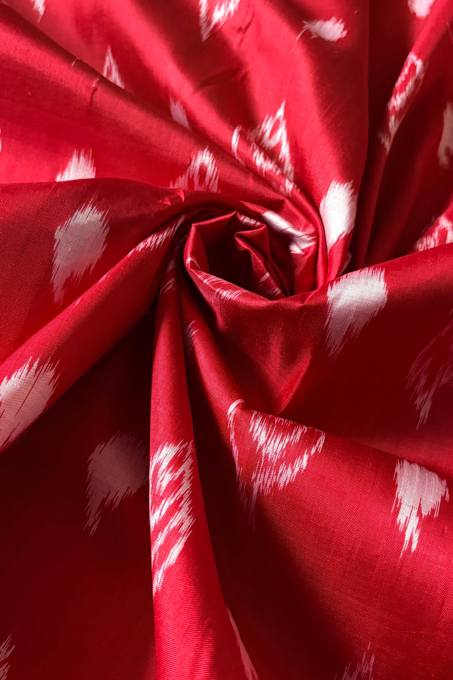 Odisha Ikkat Khandua Silk Saree - Red