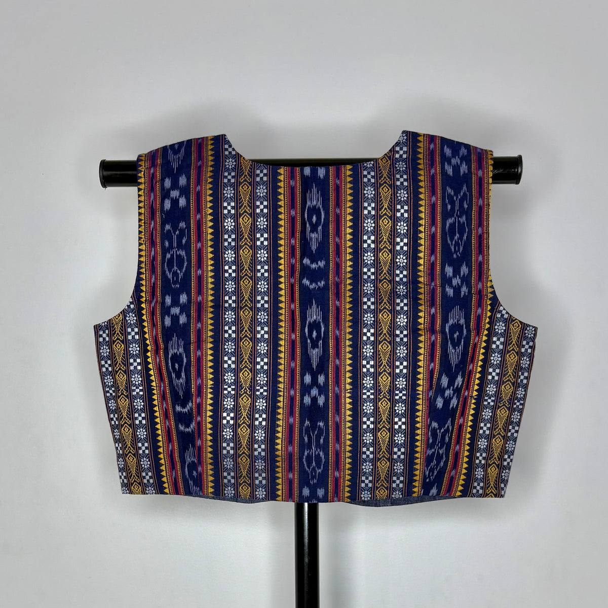 Odisha Ikkat Cotton Sleeveless Blouse
