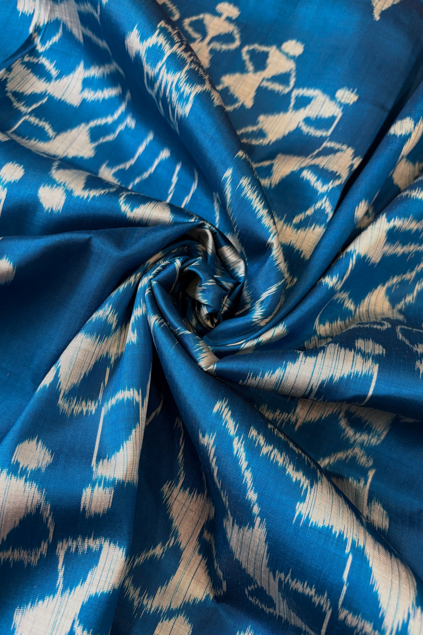 Exclusive Odisha Ikkat Pure Silk Saree- Blue