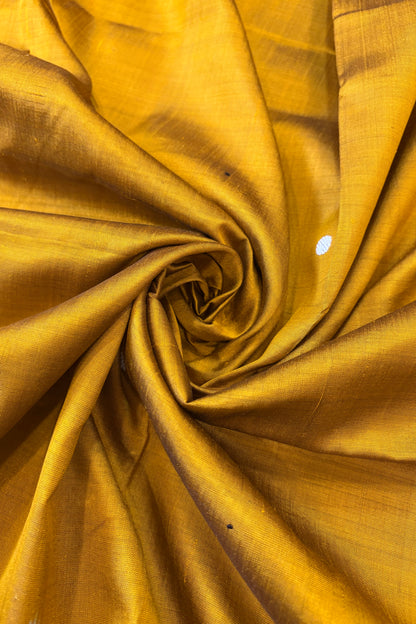 Exclusive Odisha Ikkat Pure Silk Saree- Mustard Gold