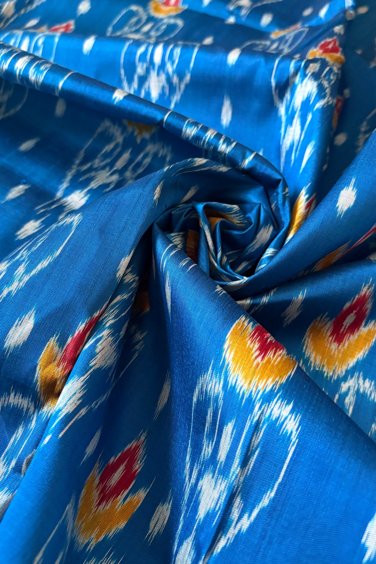 Exclusive Odisha Ikkat Nuapatna Silk Saree - Blue