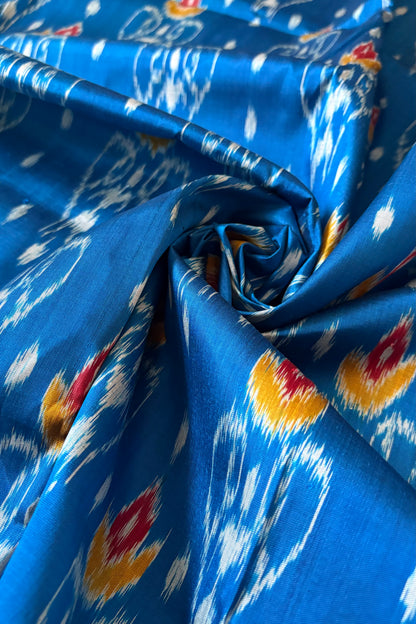 Exclusive Odisha Ikkat Nuapatna Silk Saree - Blue