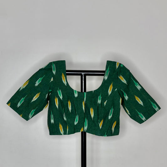 Pochampally Ikkat Cotton Blouse