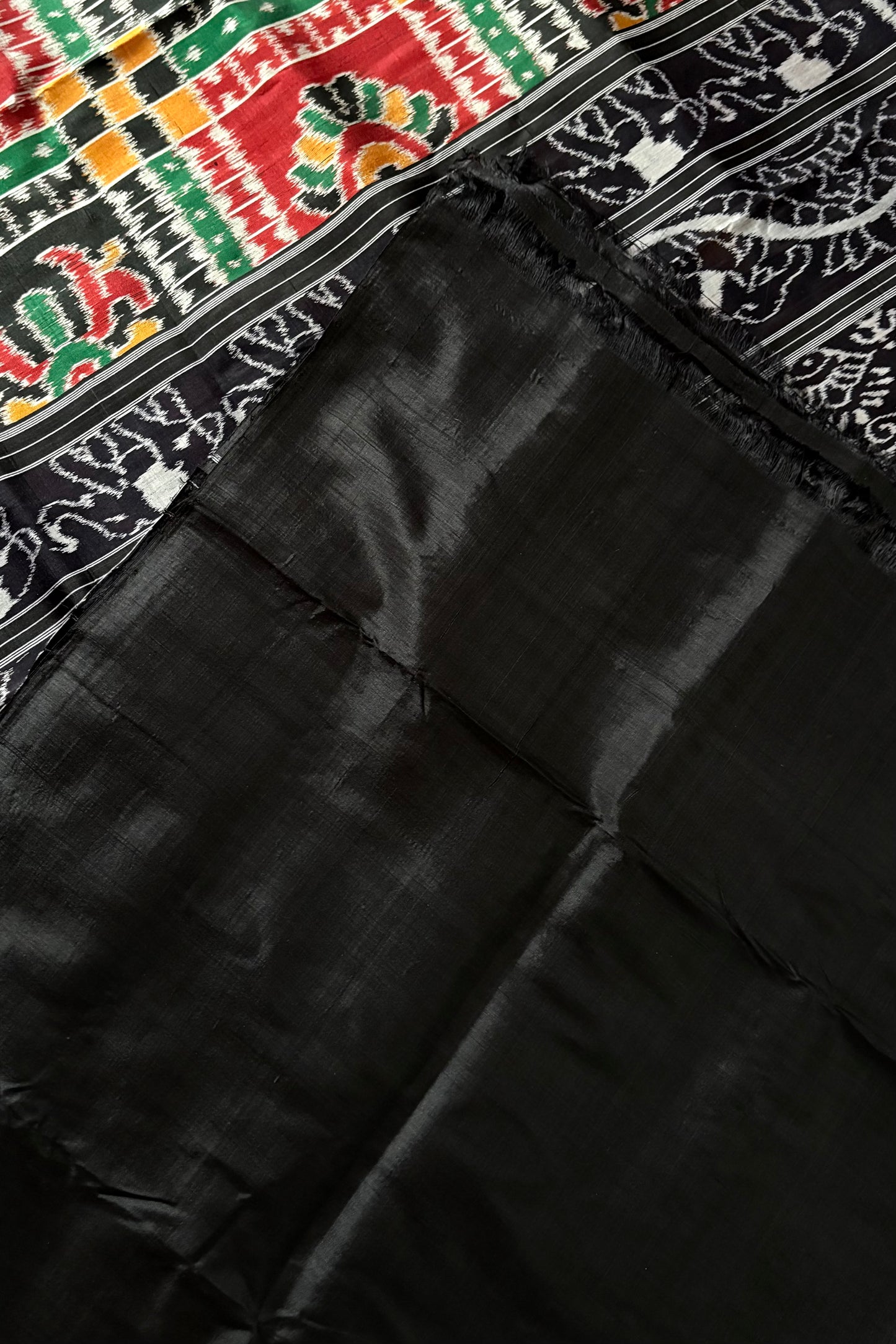 Exclusive Odisha Ikkat Nuapatna Silk Saree - Utkala Laxmi