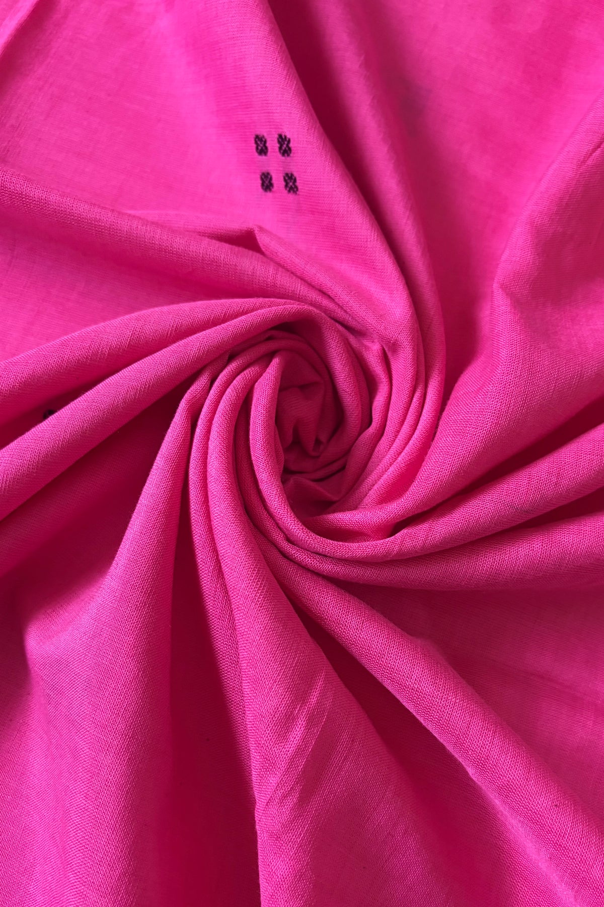 Ek Phulia Cotton Saree - Pink