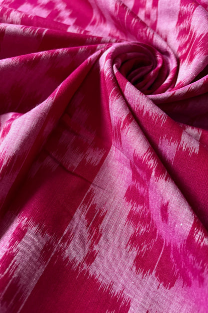 Exclusive Khandua Cotton Saree - Pink & Blue