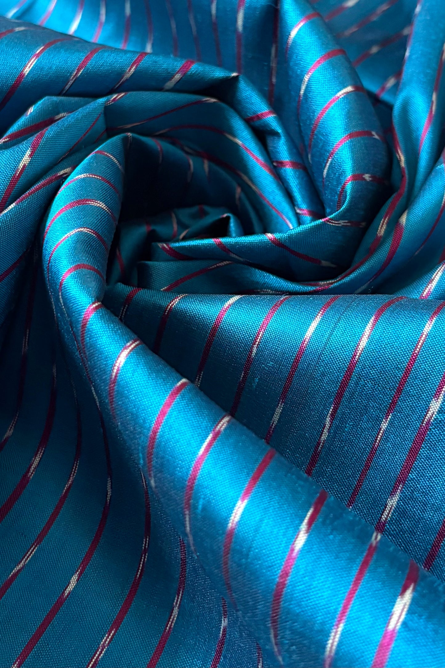 Odisha Ikkat Khandua Silk Saree - Blue