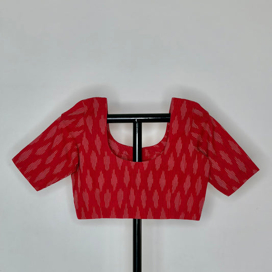 Pochampally Ikkat Cotton Blouse