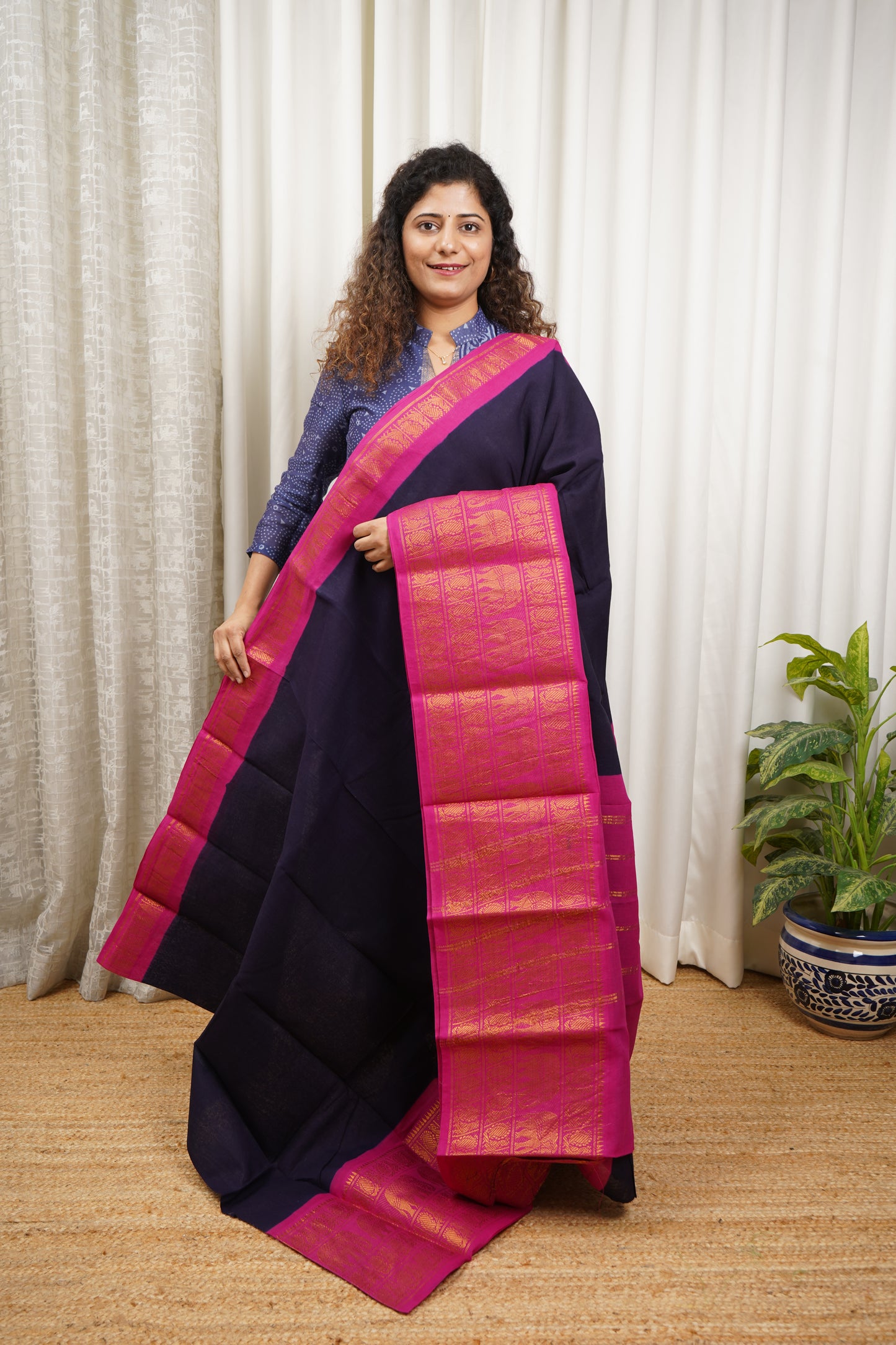 Madurai Sungudi Cotton Saree