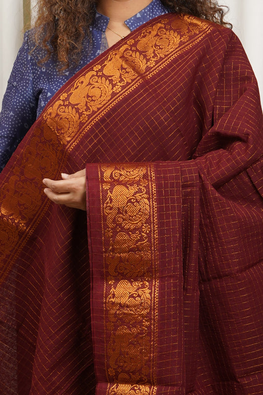 Madurai Sungudi Cotton Saree