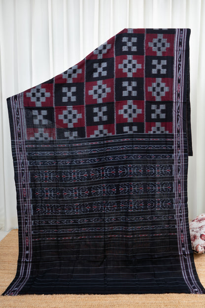 Odisha Ikkat Pasapali Cotton Saree