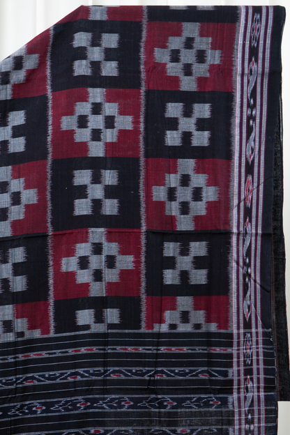 Odisha Ikkat Pasapali Cotton Saree