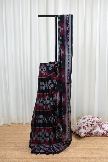 Odisha Ikkat Pasapali Cotton Saree
