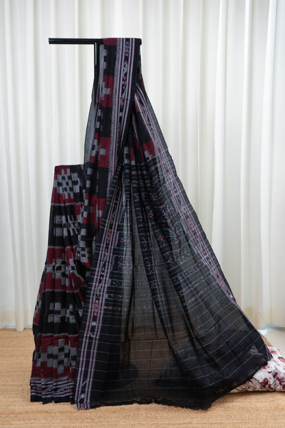 Odisha Ikkat Pasapali Cotton Saree