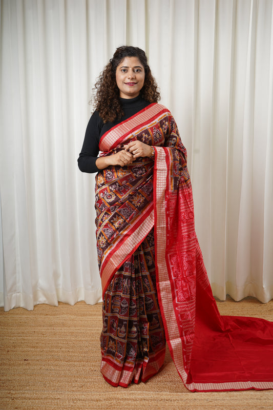 Exclusive Nabakothi Sambalpuri Pure Silk Saree