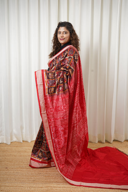 Exclusive Nabakothi Sambalpuri Pure Silk Saree