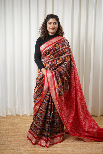 Exclusive Nabakothi Sambalpuri Pure Silk Saree